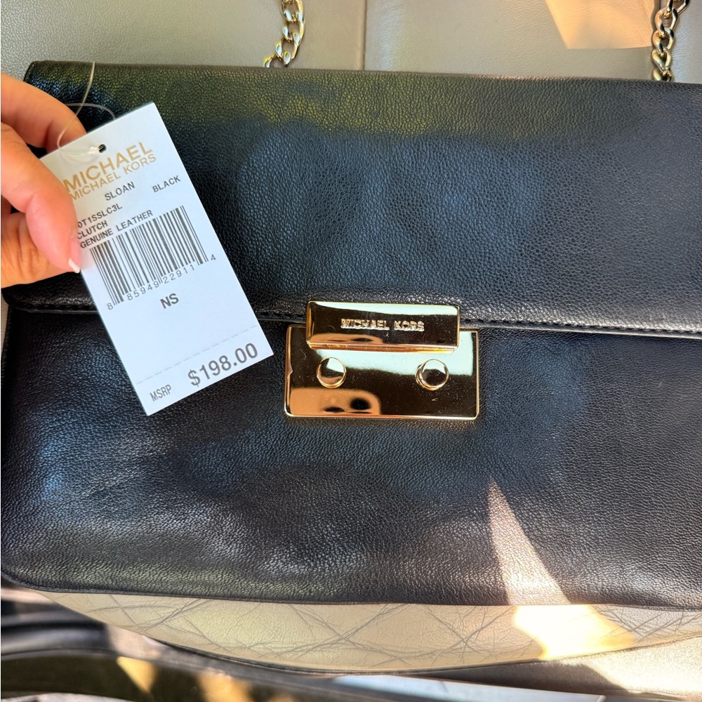 Michael Kors Cream Handbag with Signature Design